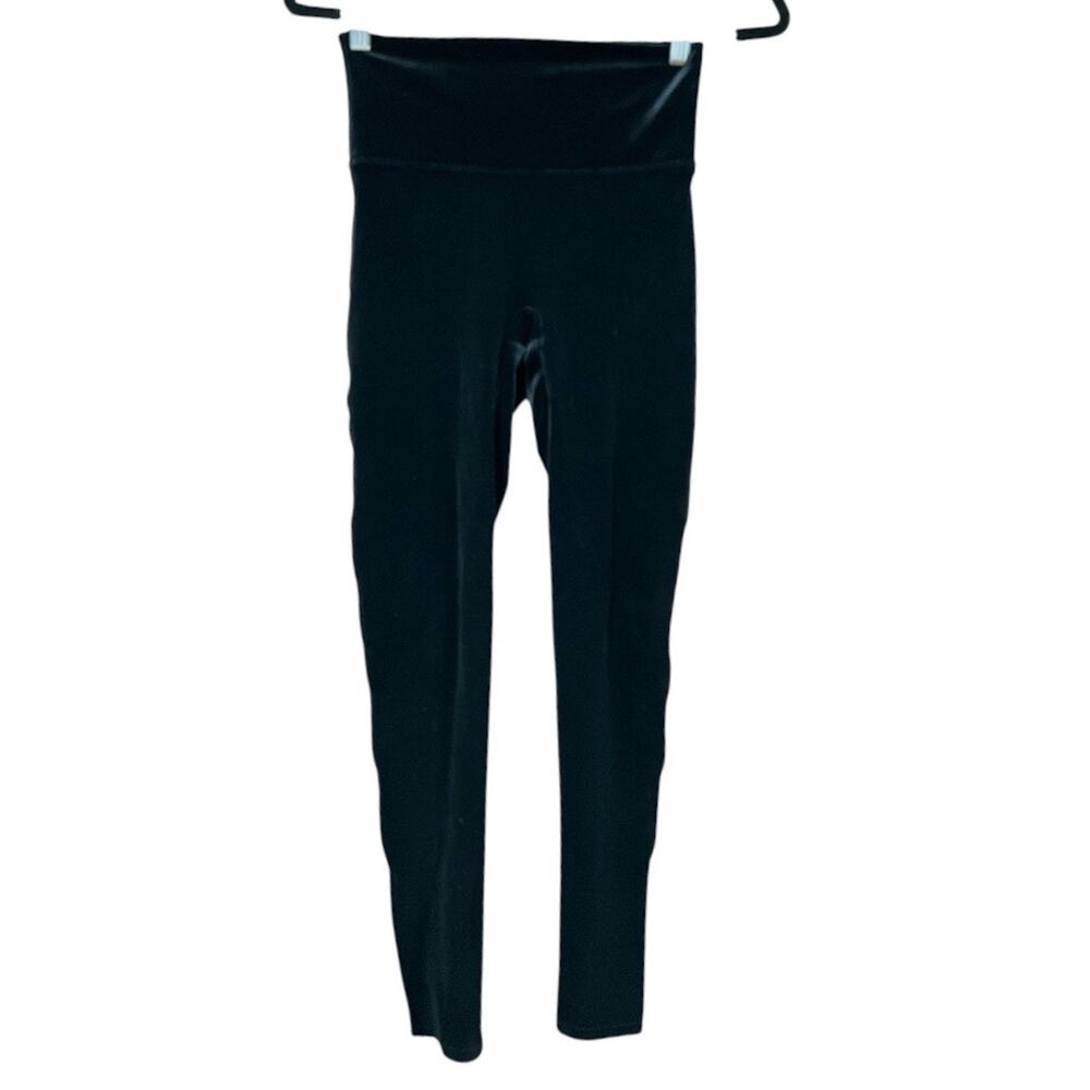 Spanx Velvet Leggings Women Medium Black